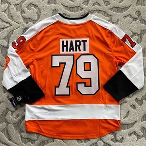 Fanatics Philadelphia Flyers #79 Carter Hart Home Orange NHL Jersey NWT Mens